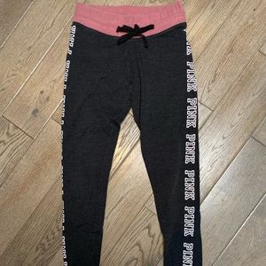 Pink yoga pants - small